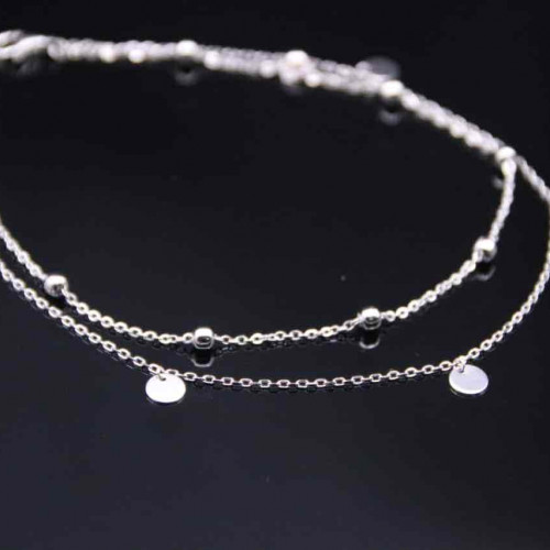 خلخال فضة عيار925كود(0020700)