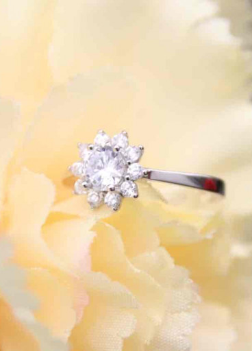 خاتم فضة عيار925كود(0020400)