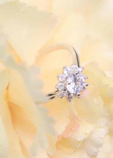 خاتم فضة عيار925كود(0020400)