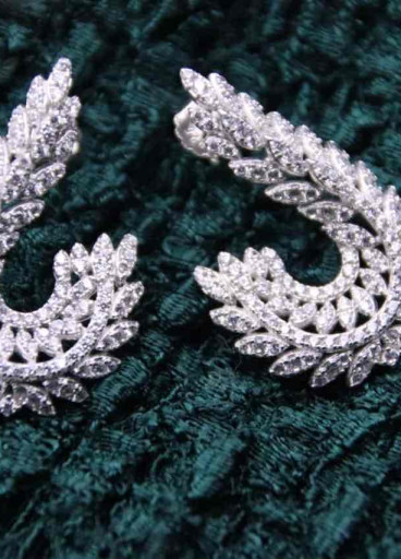 حلق فضة عيار925كود(0060300)