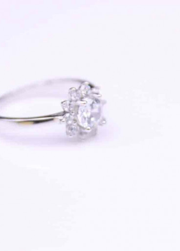 خاتم فضة عيار925كود(0020400)