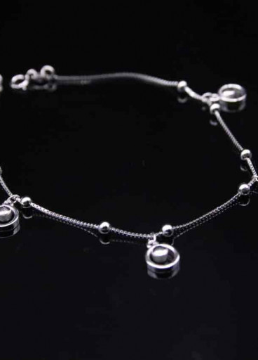 خلخال فضة عيار925كود(0040400)