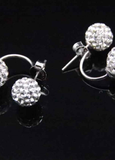 حلق فضة عيار 925كود(0030200)