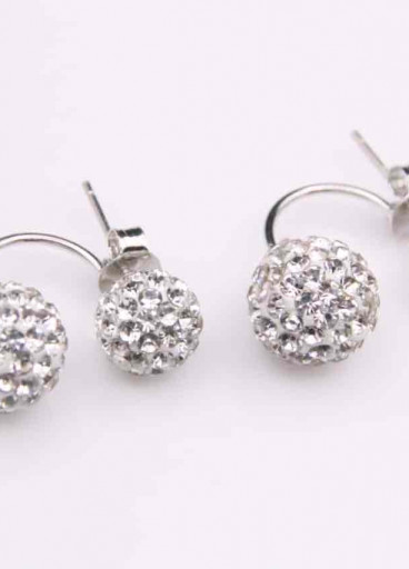 حلق فضة عيار 925كود(0030200)