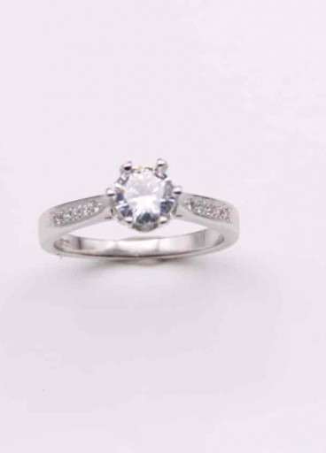 خاتم فضة عيار 925كود (0020200)