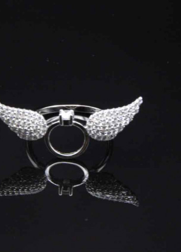 خاتم من الفضة الأصلية عيار 925 كود (٠٠٣٠١٠)