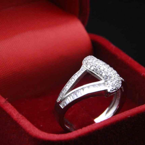 خاتم من الفضة الأصلية عيار 925 كود (٠٠٤٠٧)