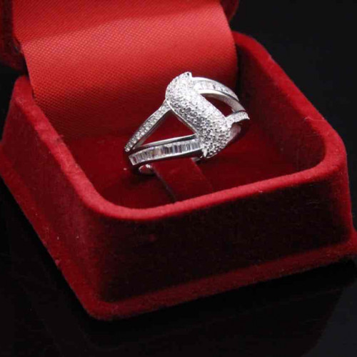 خاتم من الفضة الأصلية عيار 925 كود (٠٠٤٠٧)