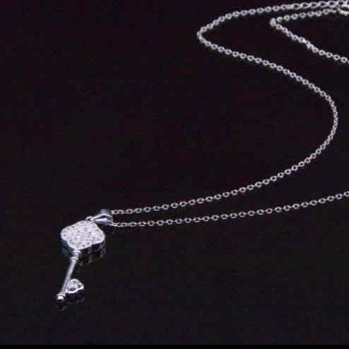 عقد فضة عيار 925كود(٠٠٤٠٨٠٠)