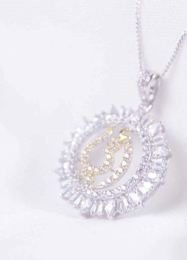 عقد فضة عيار925كود(٠٠٣٠٨٠٠)