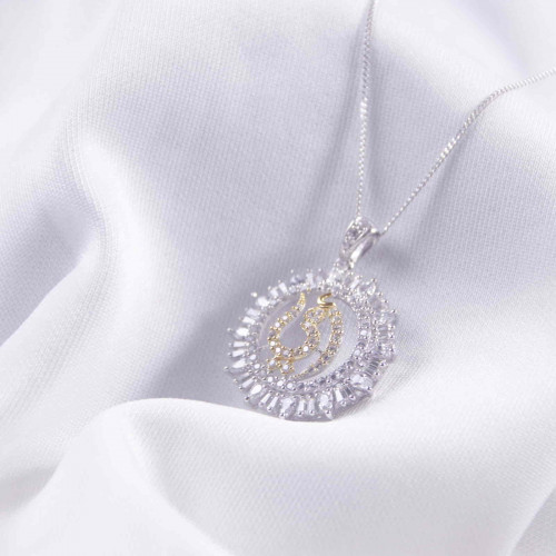 عقد فضة عيار925كود(٠٠٣٠٨٠٠)