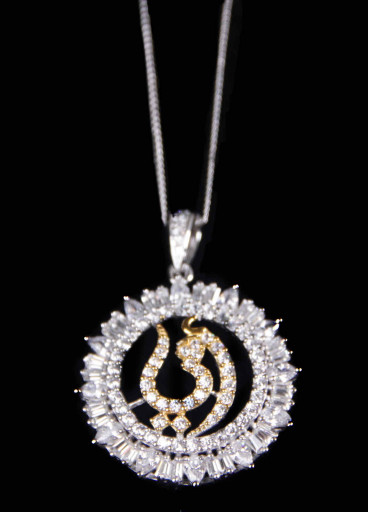 عقد فضة عيار925كود(٠٠٣٠٨٠٠)