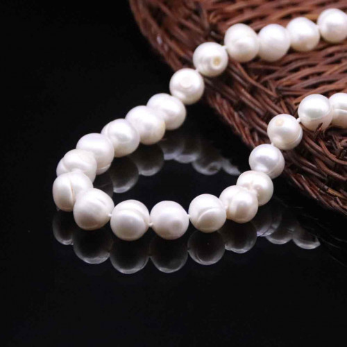 عقد لؤلؤ زراعي طبيعي كود (00100)