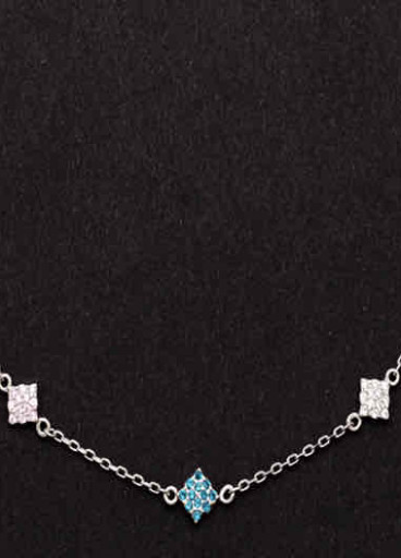 عقد ناعم فضة عيار 925 كود (003070)