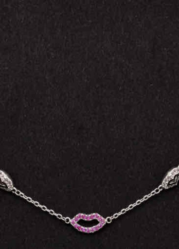 عقد ناعم فضة عيار 925 كود (00401)