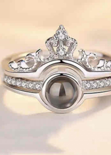 خاتم فضة عيار925 كود (00506)