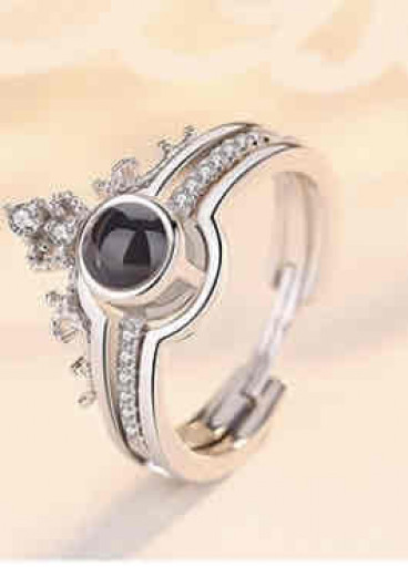 خاتم فضة عيار925 كود (00506)