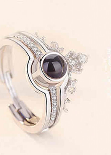 خاتم فضة عيار925 كود (00506)