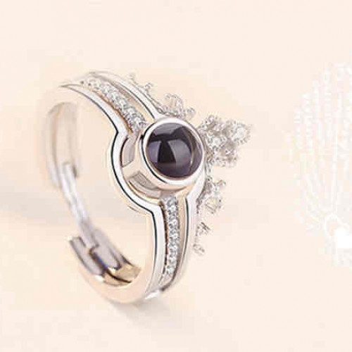 خاتم فضة عيار925 كود (00506)