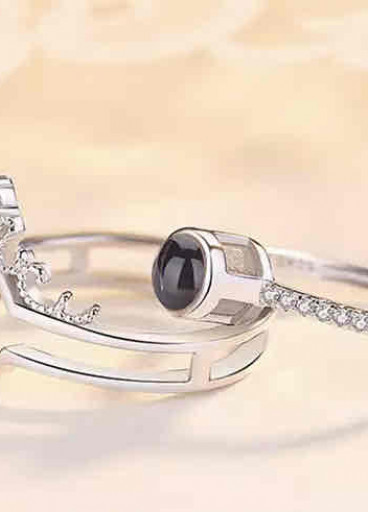 خاتم فضة عيار925 كود (00506)