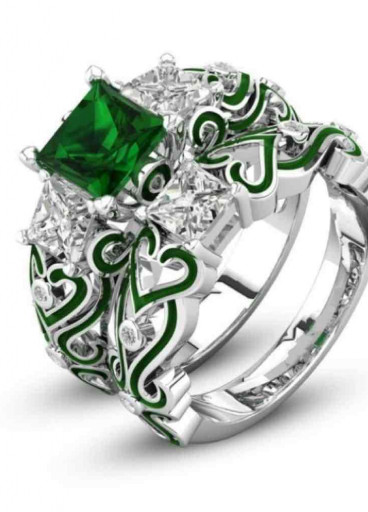 خاتم فضة عيار 925كود(0040900)