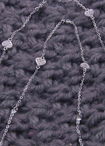 عقد فضة عيار925كود(٠٠٣٠٥٠٠)