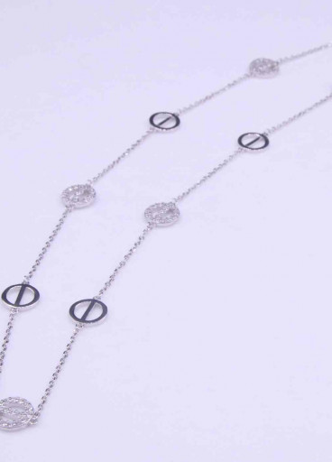 عقد فضة عيار925كود(٠٠٥٠1٠٠)