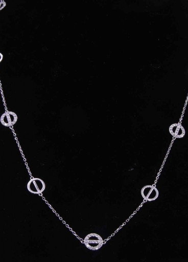 عقد فضة عيار925كود(٠٠٥٠1٠٠)