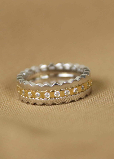 خاتم فضة عيار925كود(٠٠٥٠٢٠٠)