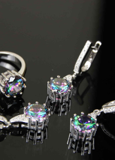 طقم فضة عيار٩٢٥كود(٠٠١١٠٦٠٠)