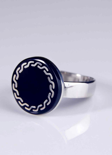 خاتم فضة عيار925كود(٠٠٥٠٤٠٠)