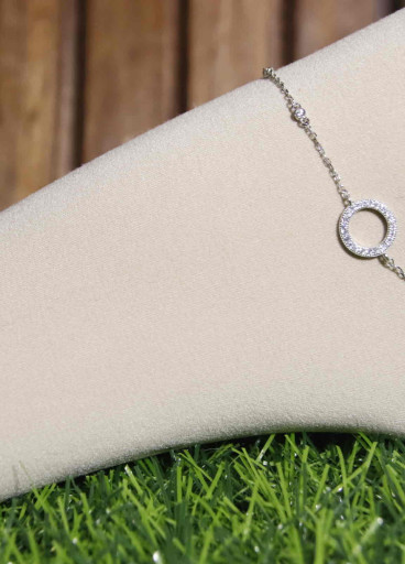 خلخال فضة عيار 925كود(٠٠٢٠١٠٠)