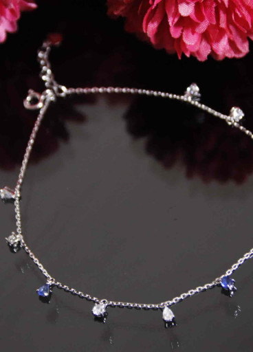 خلخال فضة عيار 925كود(٠٠٢٠١٠٠)