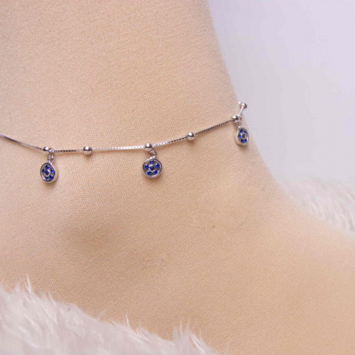 خلخال فضة عيار 925كود(٠٠٣٠٩٠٠)