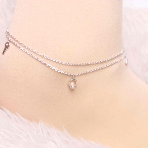 خلخال فضة عيار925كود(٠٠٣٠٢٠٠)