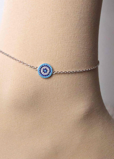 خلخال فضة عيار 925كود(٠٠٢٠١٠٠)