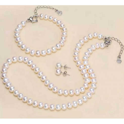 طقم لؤلؤ زراعي كود (302050)