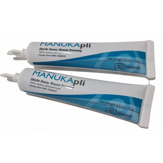 مرهم ؜من  العسل الخالص من زهرة المانوكا معقم MANUKA PLI  للجروح يساعد على التأم الجروح ومعالجة حب الشباب والبثور والقدم السكرية