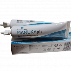 مرهم ؜من  العسل الخالص من زهرة المانوكا معقم MANUKA PLI  للجروح يساعد على التأم الجروح ومعالجة حب الشباب والبثور والقدم السكرية