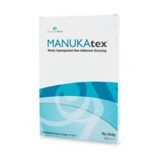 مانوكا تكس ضماد أولية غير ملتصقة مع عسل مانوكا الطبي النشط المعقم مقاس 10X12 سم