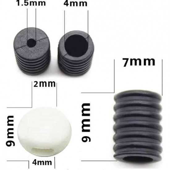 قطعة سيلكون لتعديل حجم مطاط الكمامة للكبار والصغار عدد 10 حبات