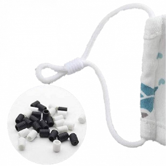 قطعة سيلكون لتعديل حجم مطاط الكمامة للكبار والصغار عدد 10 حبات