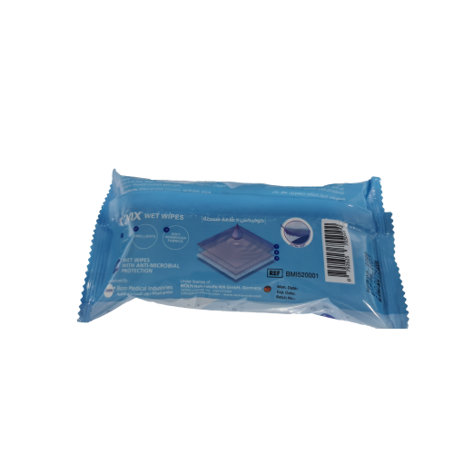 مناديل كوفيكس معقمة للوقاية من الجراثيم والفيروسات توفر الحماية الكاملة للبشرة والأسطح وتنظف البشرة وتتركها رطبة ومنتعشة عدد 10 حبات بالعلبة