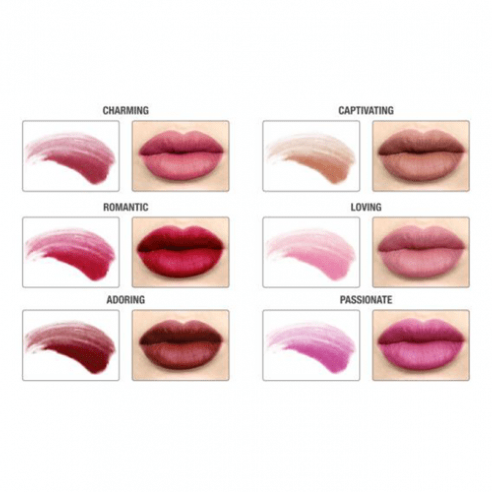 مجموعة 6 احمر شفاه سائل ميت مات هيوز من ذا بالم - Vol3 مجموعة 6 احمر شفاه سائل ميت مات هيوز من ذا بالم - Vol3