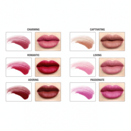 مجموعة 6 احمر شفاه سائل ميت مات هيوز من ذا بالم - Vol3 مجموعة 6 احمر شفاه سائل ميت مات هيوز من ذا بالم - Vol3