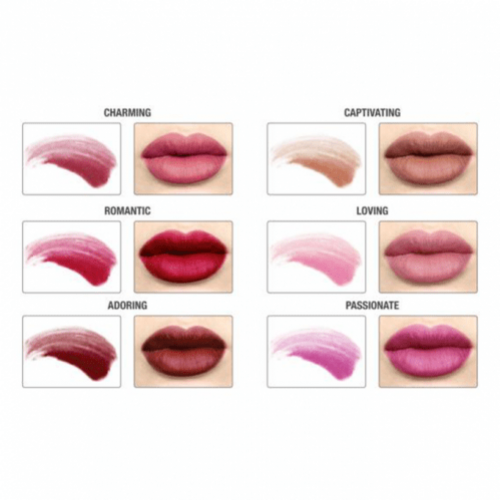 مجموعة 6 احمر شفاه سائل ميت مات هيوز من ذا بالم - Vol3 مجموعة 6 احمر شفاه سائل ميت مات هيوز من ذا بالم - Vol3