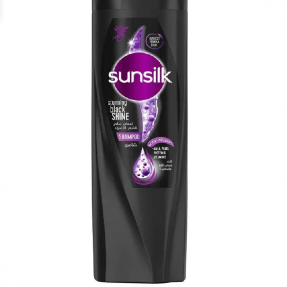 شامبو صانسيلك لمعان ساحر للشعر الاسود 400ملي 