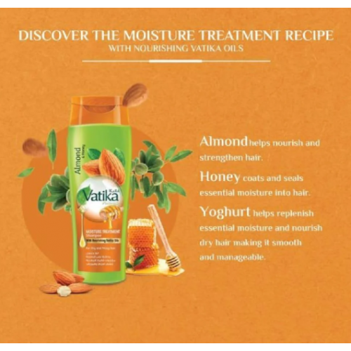 شامبو فاتيكا 400 ملي يحافظ علي الرطوبه للشعر الجاف والمجعد 