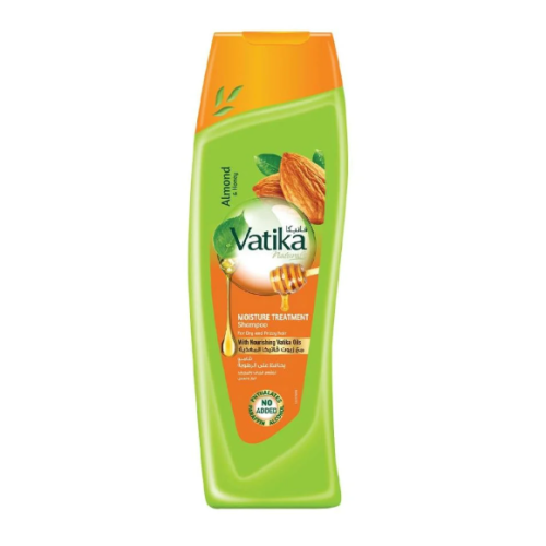 Vatika shampoo 400 ml maintains moisture for dry and curly hair