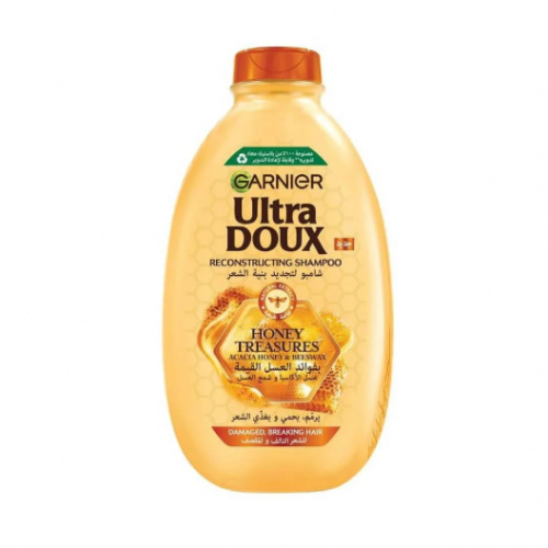 غارنييه الترا دوكس شامبو لتجديد بنية الشعر بفوائد العسل القيمة - 400 مل